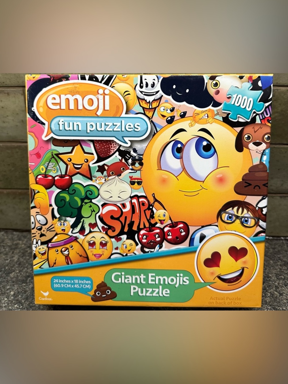 Giant Emojis Puzzle - Colorful Emoji Collage